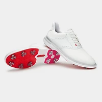 Men's Gallivan2r G/LOCK T.P.U. Saddle Spiked Golf Shoe - White/Grey