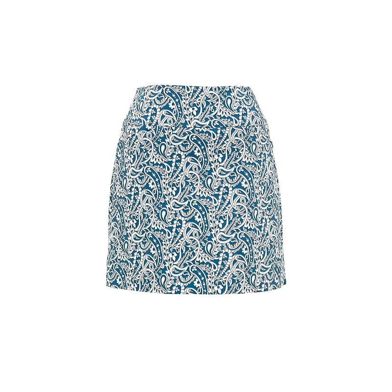 Women's Techno Printed 18 Inch Skort