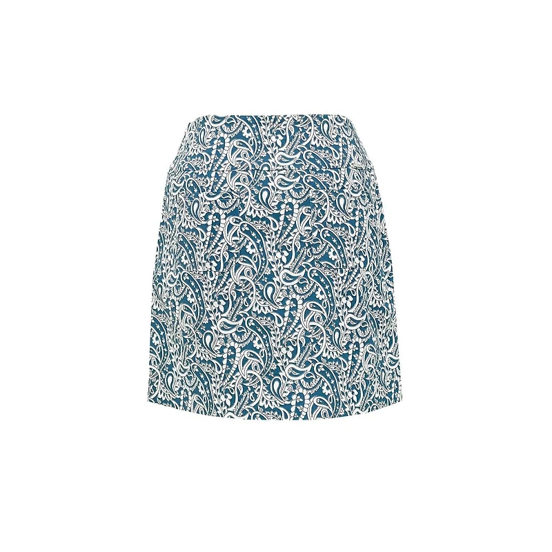 Women's Techno Printed 18 Inch Skort
