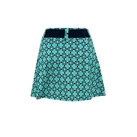 Women's Tile Print 16 Inch Skort