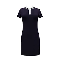 Women's Pique Short Sleeve Polo Dress