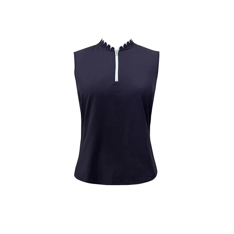 Women's Velocity Scalloped Sleeveless Top