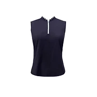 Women's Velocity Scalloped Sleeveless Top