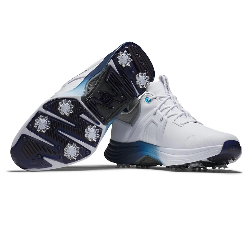 Men's Hyperflex Carbon Spiked Golf Shoe - White/Blue