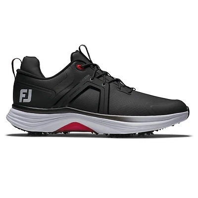 Men's Hyperflex Spiked Golf Shoe - Black/Grey/Red