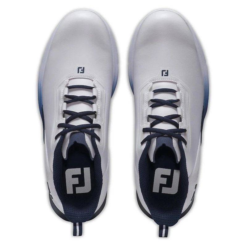 Men's Fuel Spikeless Golf Shoe - White/Blue