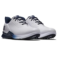 Men's Fuel Spikeless Golf Shoe - White/Blue
