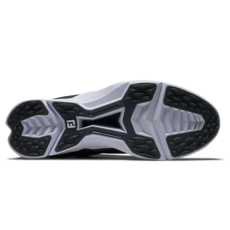 Men's Fuel Spikeless Golf Shoe - Black/White