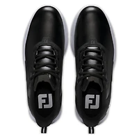Men's Fuel Spikeless Golf Shoe - Black/White