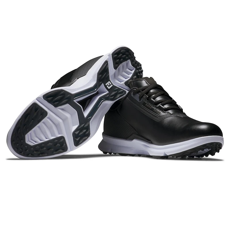 Men's Fuel Spikeless Golf Shoe - Black/White