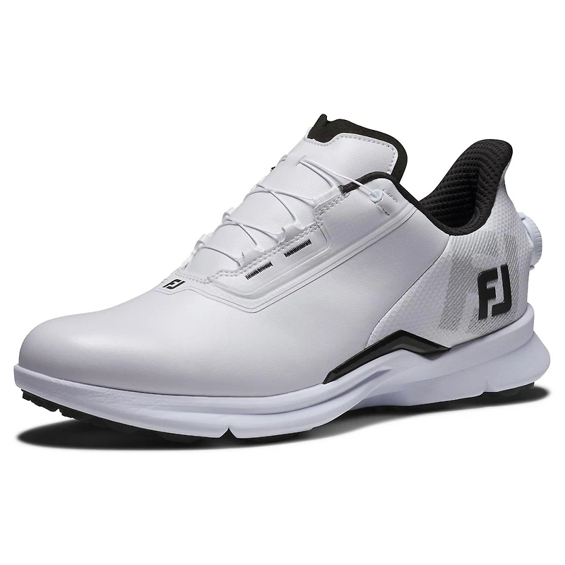 Men's Fuel BOA Spikeless Golf Shoe - White/Black