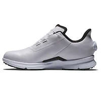 Men's Fuel BOA Spikeless Golf Shoe - White/Black