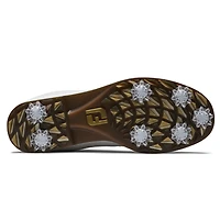 Women's Premiere Series Cypress Spiked Golf Shoe - White/Gold