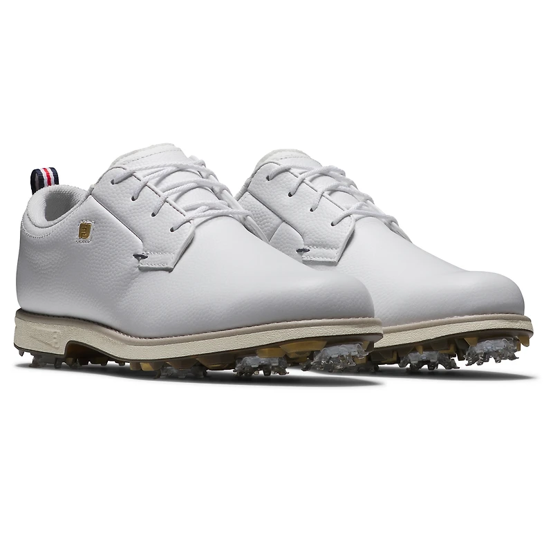 Women's Premiere Series Cypress Spiked Golf Shoe - White/Gold