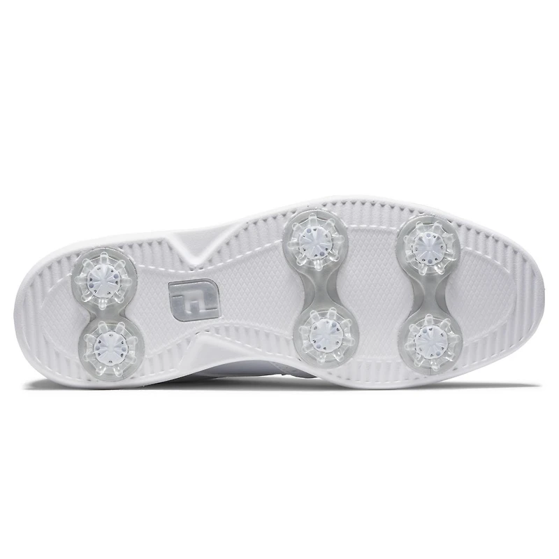 Women's Traditions Wing Tip Spiked Golf Shoe - White