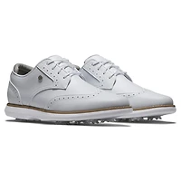 Women's Traditions Wing Tip Spiked Golf Shoe - White