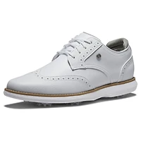 Women's Traditions Wing Tip Spiked Golf Shoe - White