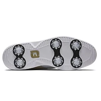 Women's Traditions Saddle Spiked Golf Shoe - White/Beige