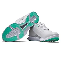 Women's Fuel Spikeless Golf Shoe - White/Grey/Mint