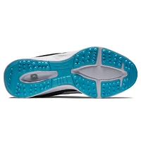 Junior Fuel Spikeless Golf Shoe - White/Black/Blue