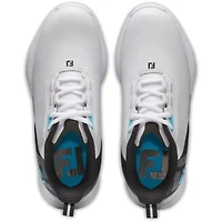 Junior Fuel Spikeless Golf Shoe - White/Black/Blue