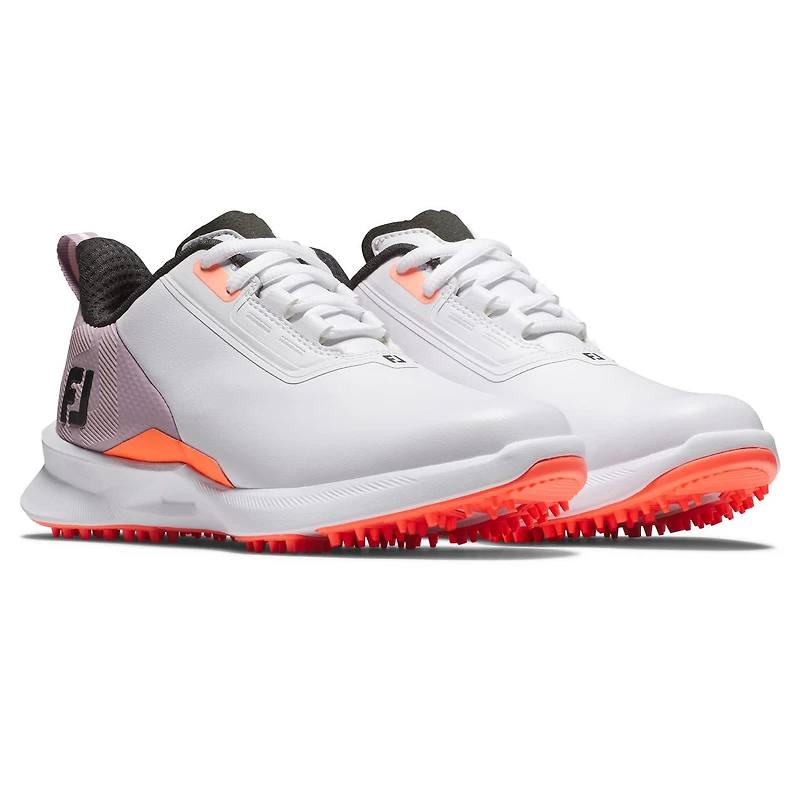Junior Girls' Fuel Spikeless Golf Shoe - White/Pink