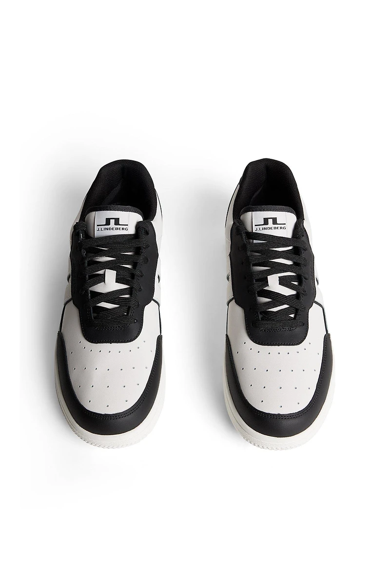 Men's Ace Low Top Spikeless Golf Shoe - White/Black