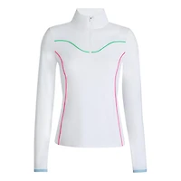 Women's Double Knit Contrast 1/4 Zip Midlayer