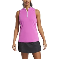 Women's 1/4 Zip Sleeveless Top