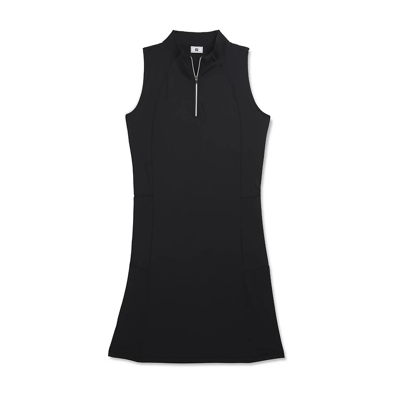 Women's 1/4 Zip Sleeveless Dress