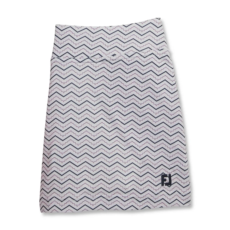 Girl's Chevron Dot Print Skort