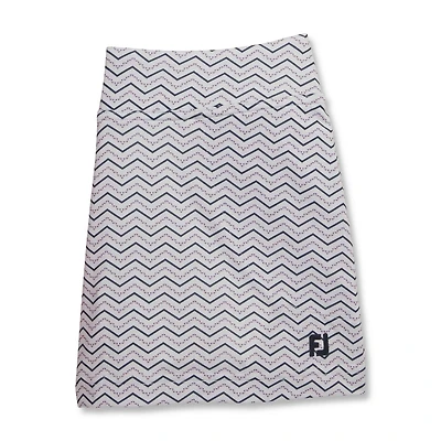 Girl's Chevron Dot Print Skort