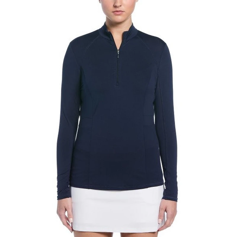 Women's Solid Sun Protection Longsleeve Top