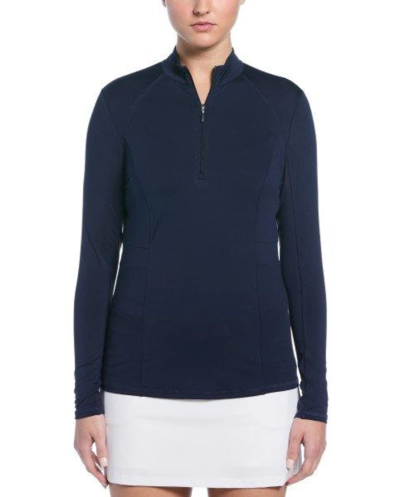 Women's Solid Sun Protection Longsleeve Top