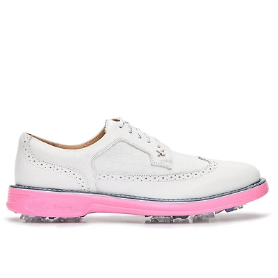 Men's Legacy Freedom Pro Spiked Golf Shoe - White/Pink