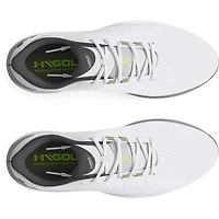 Men's Drive Pro Spiked Golf Shoe - White/Grey (Wide)