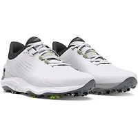 Men's Drive Pro Spiked Golf Shoe - White/Grey (Wide)