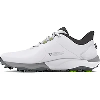 Men's Drive Pro Spiked Golf Shoe - White/Grey (Wide)
