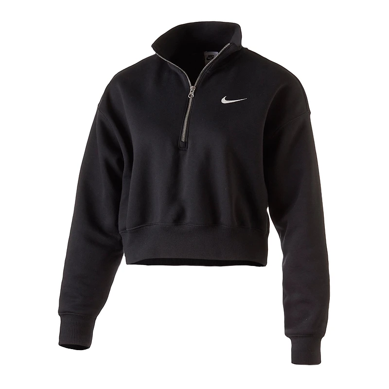 Women's Phoenix Fleece 1/4 Zip Crop Sweater