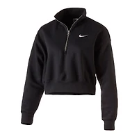 Women's Phoenix Fleece 1/4 Zip Crop Sweater