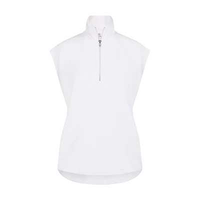 Women's Zip Pullover Sleeveless Top