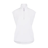 Women's Zip Pullover Sleeveless Top