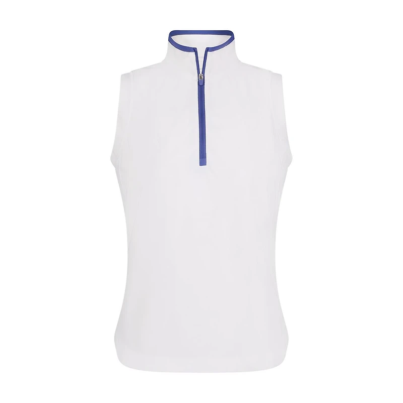 Women's Solid Essential Sleeveless Polo