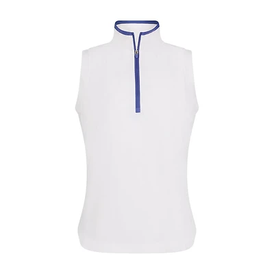 Women's Solid Essential Sleeveless Polo
