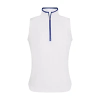 Women's Solid Essential Sleeveless Polo