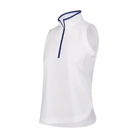 Women's Solid Essential Sleeveless Polo