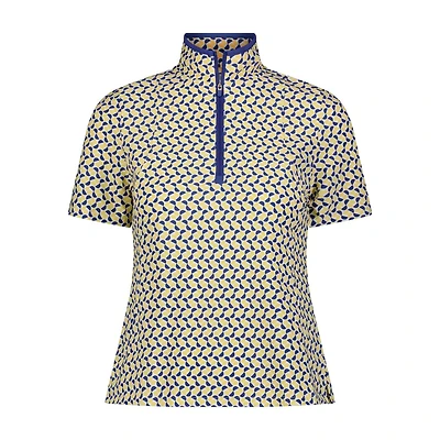 Women's Essential Collared 1/2 Sleeve Top