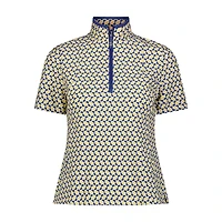 Women's Essential Collared 1/2 Sleeve Top