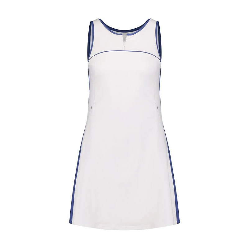 Women's Seamed Colourblock Sleeveless Dress