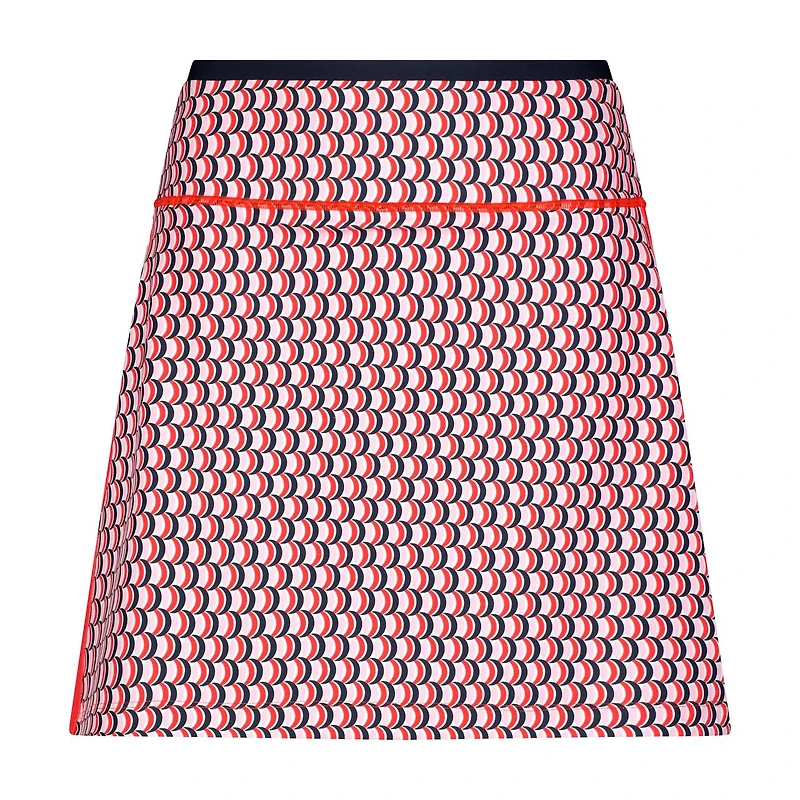 Women's Printed Tee Off Tipped Skort